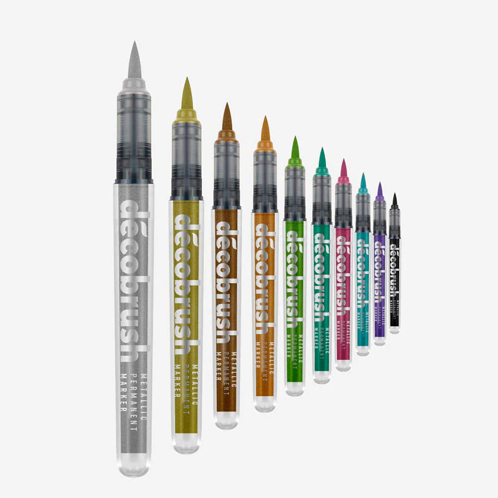 Karin DecoBrush - Set 10 Marcadores Metallic - Image 3