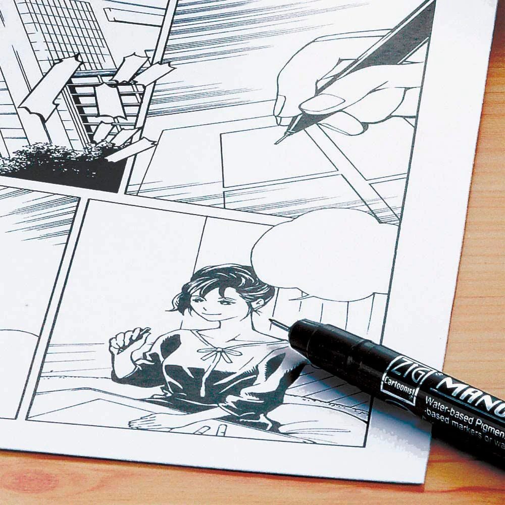 Kuretake Mangaka - Set 8 Tiralíneas - Image 5