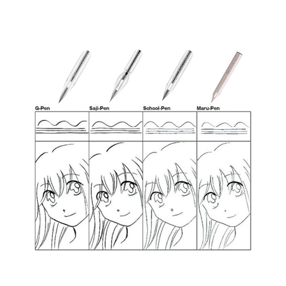 Kuretake Zig Cartoonist - Pack 3 Plumillas School Pen - Image 4