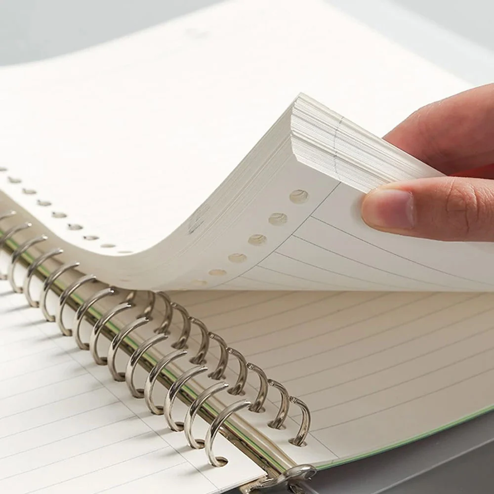 Languo - Pack 50 Hojas para Libretas Anilladas Tipo Binder A5 con Sistema Refill - Image 4