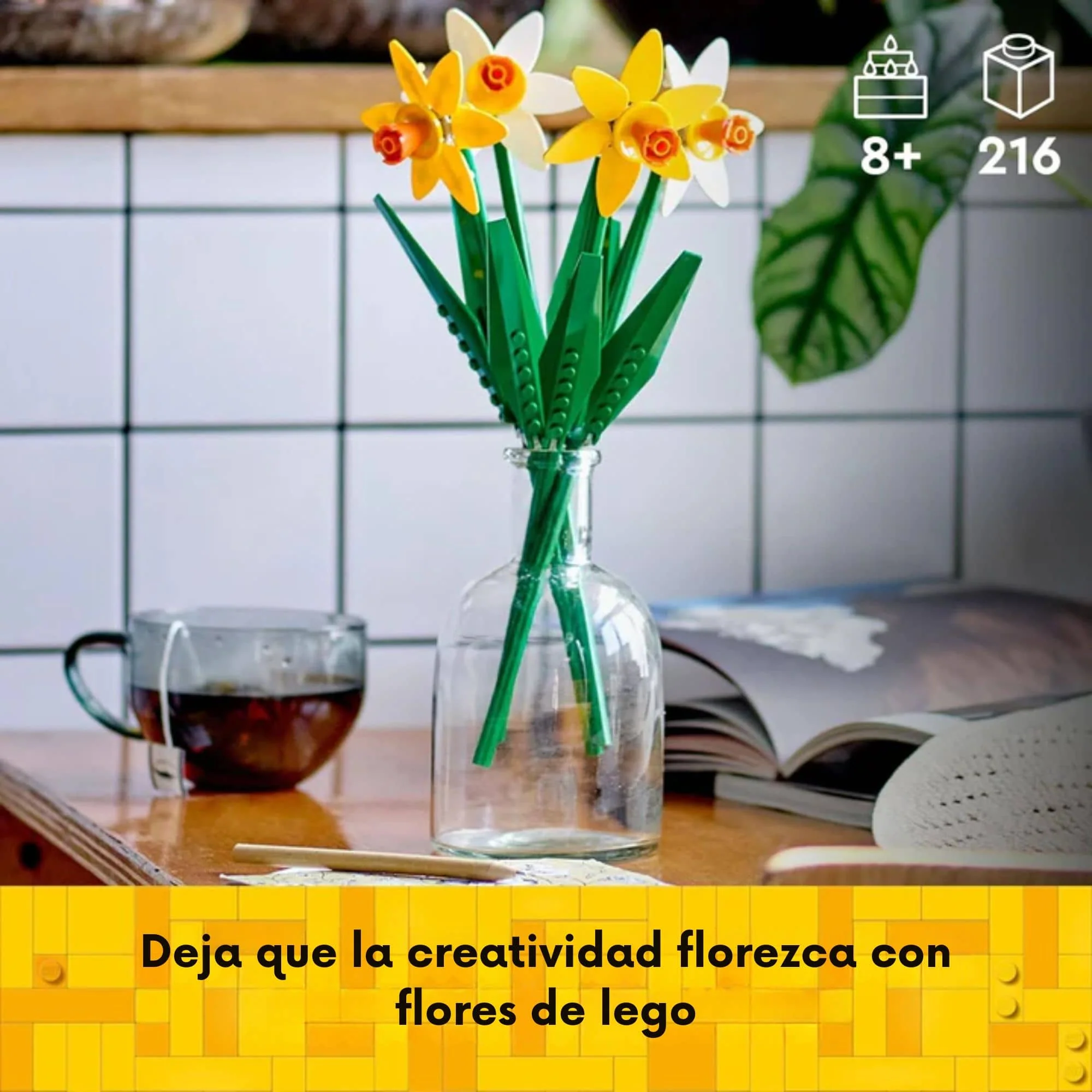 Lego Botanicals - Juego de Bloques Narcisos - Image 5