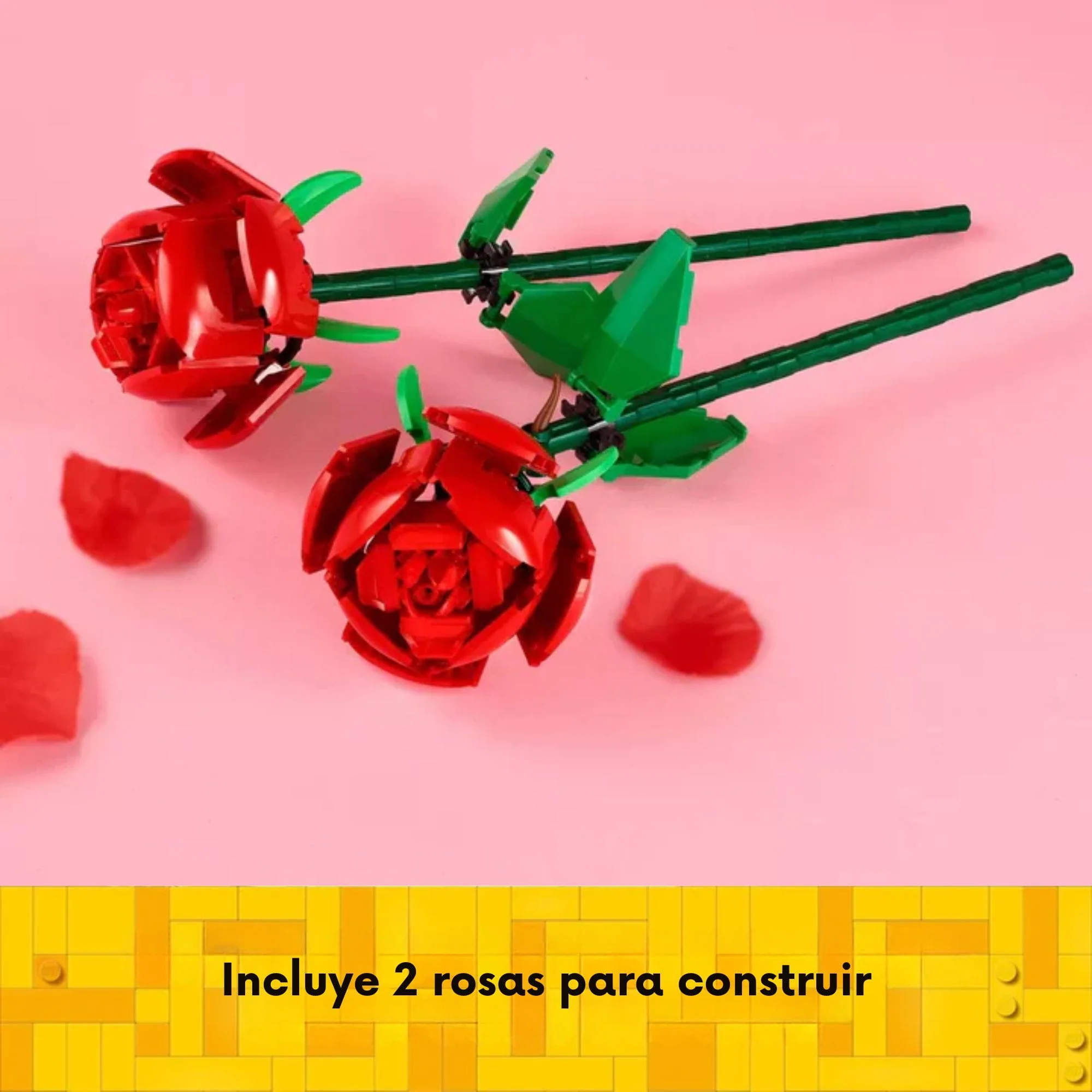 Lego Botanicals - Juego de Bloques Rosas - Image 5
