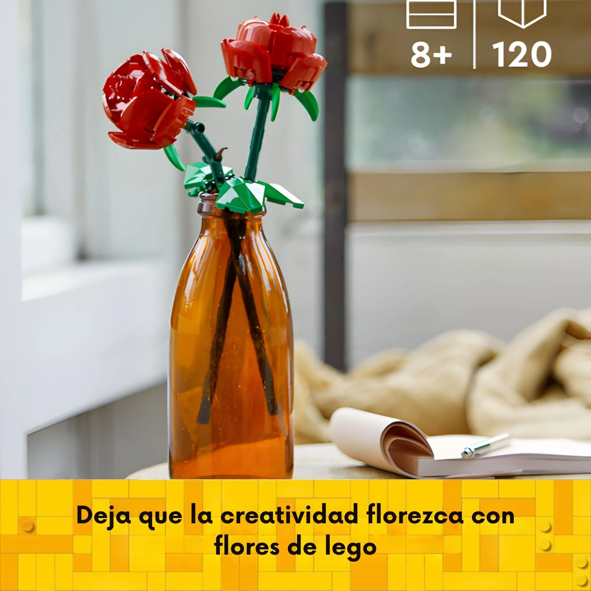 Lego Botanicals - Juego de Bloques Rosas - Image 6