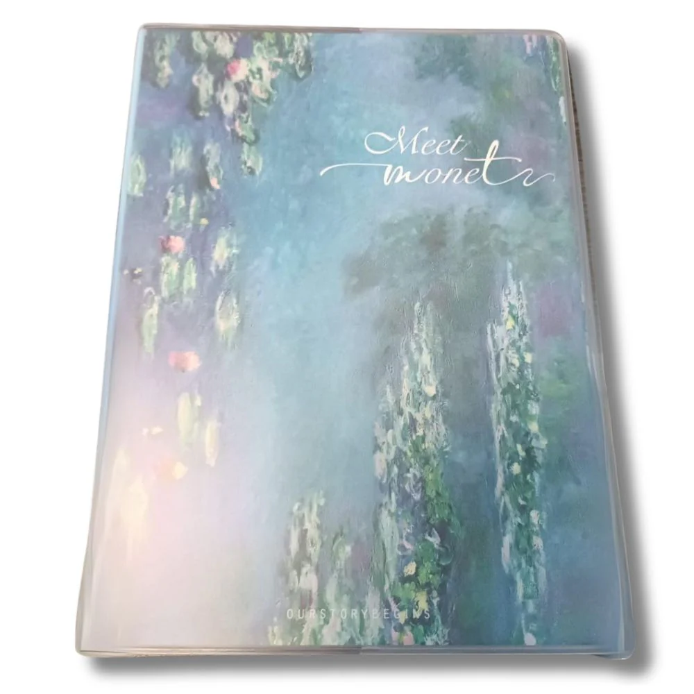 Libreta Monet 80 Hojas con Líneas A5 (Diseño Aleatorio) - Image 4