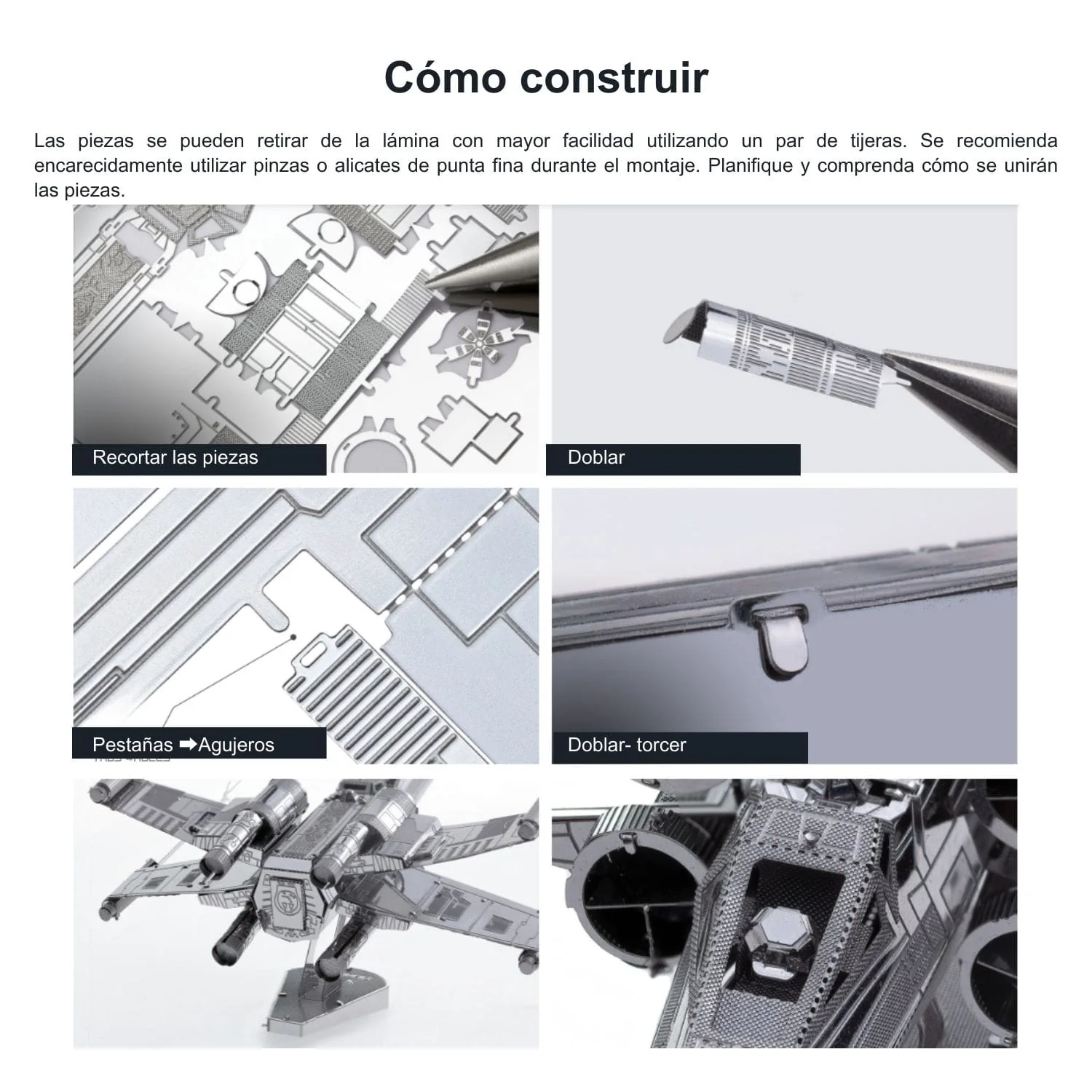Metal Earth - Model Kit Star Wars X-Wing Starfighter - Image 8