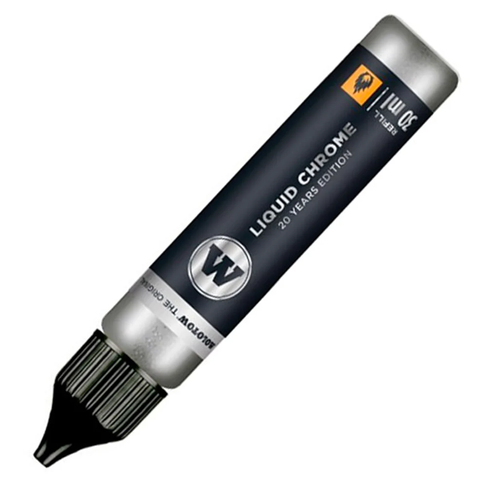 Molotow Liquid Chrome - Recarga de Tinta 30 ml Metálica