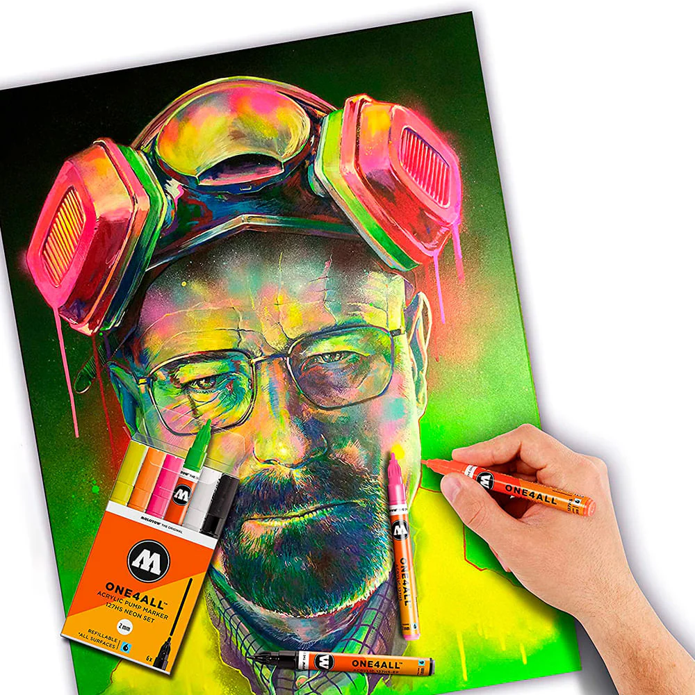 Molotow One4All - Set 6 Marcadores 127HS 2 mm Character - Image 4