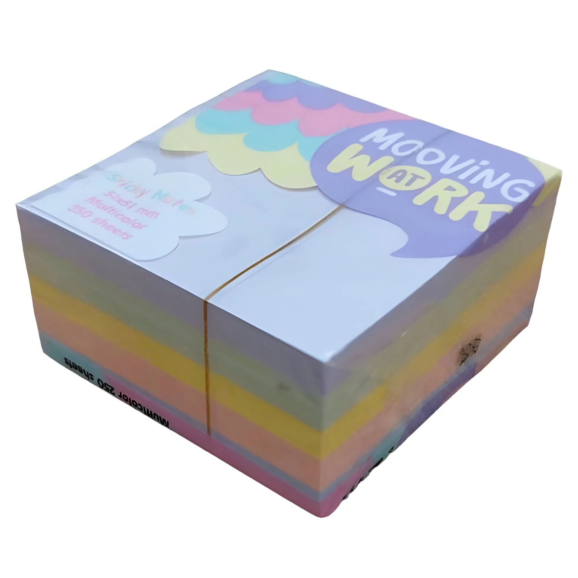 Mooving at Work - Pack 250 Notas Adhesivas Pastel Multicolor 51 x 51 mm - Image 3