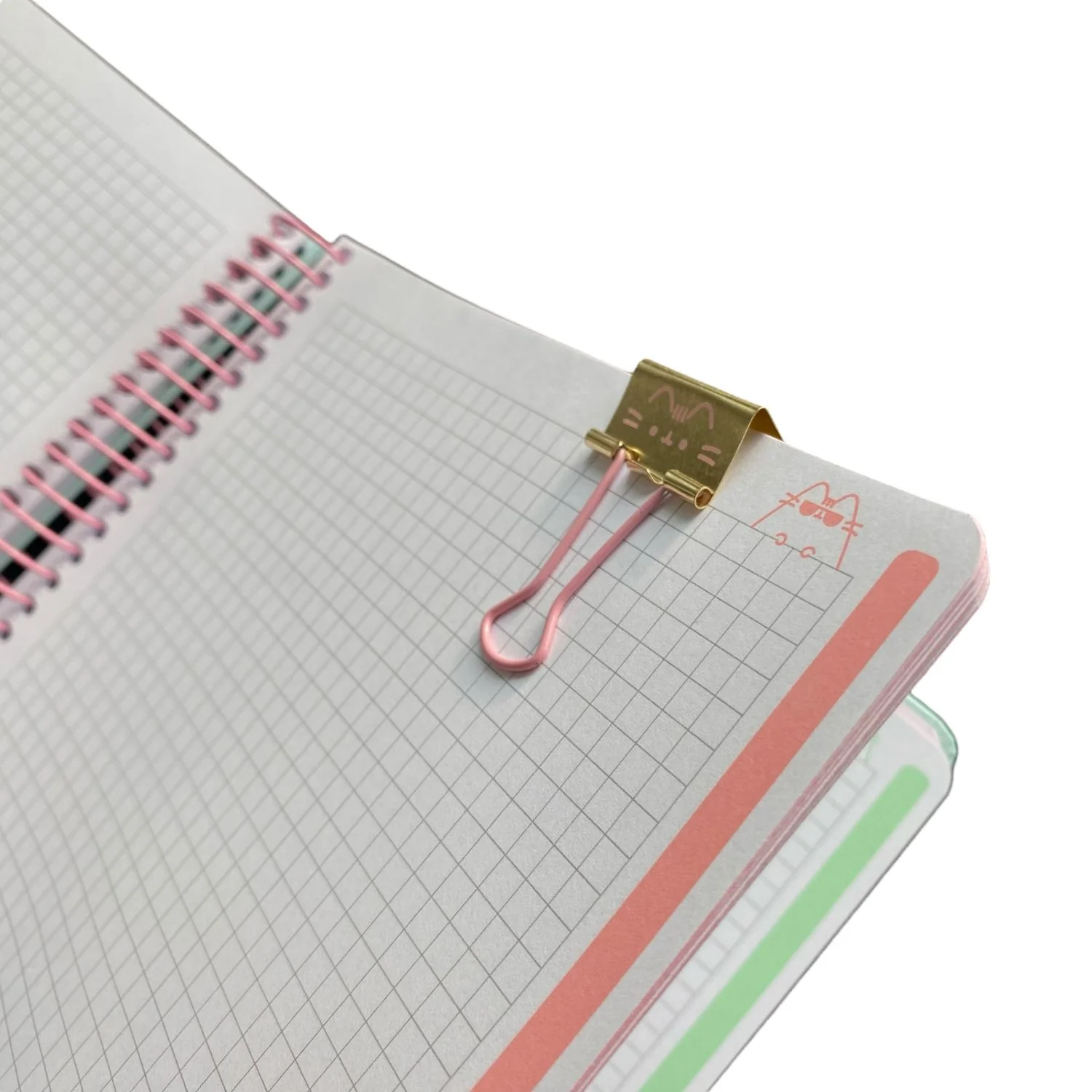 Mooving at Work - Set 6 Binder Clips Pusheen 25 mm - Image 3