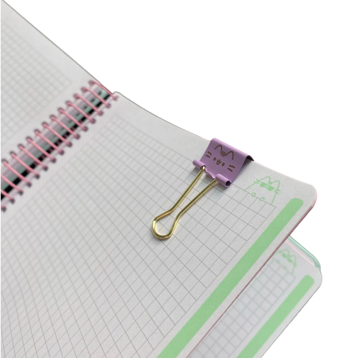 Mooving at Work - Set 6 Binder Clips Pusheen 25 mm - Image 5