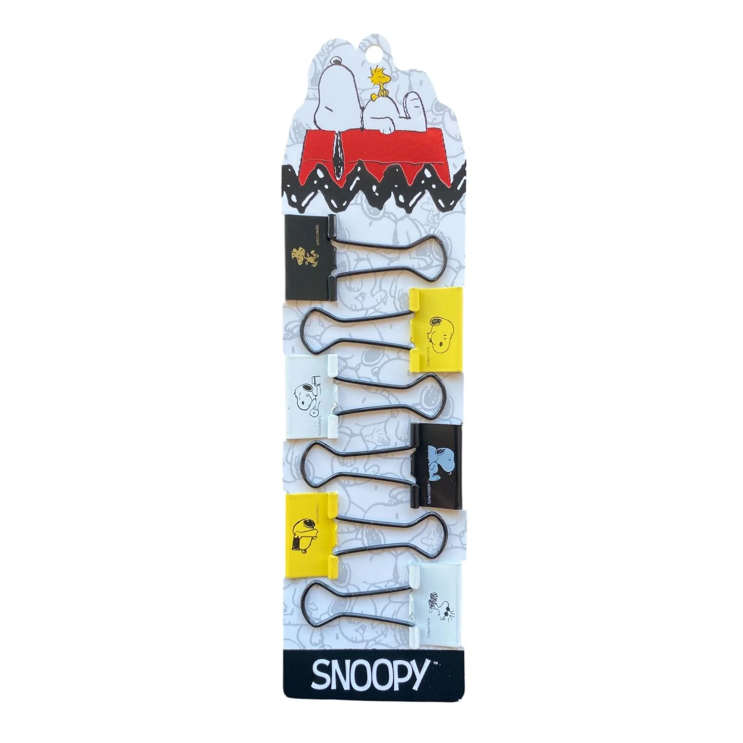 Mooving at Work - Set 6 Binder Clips Snoopy 25 mm - Image 3