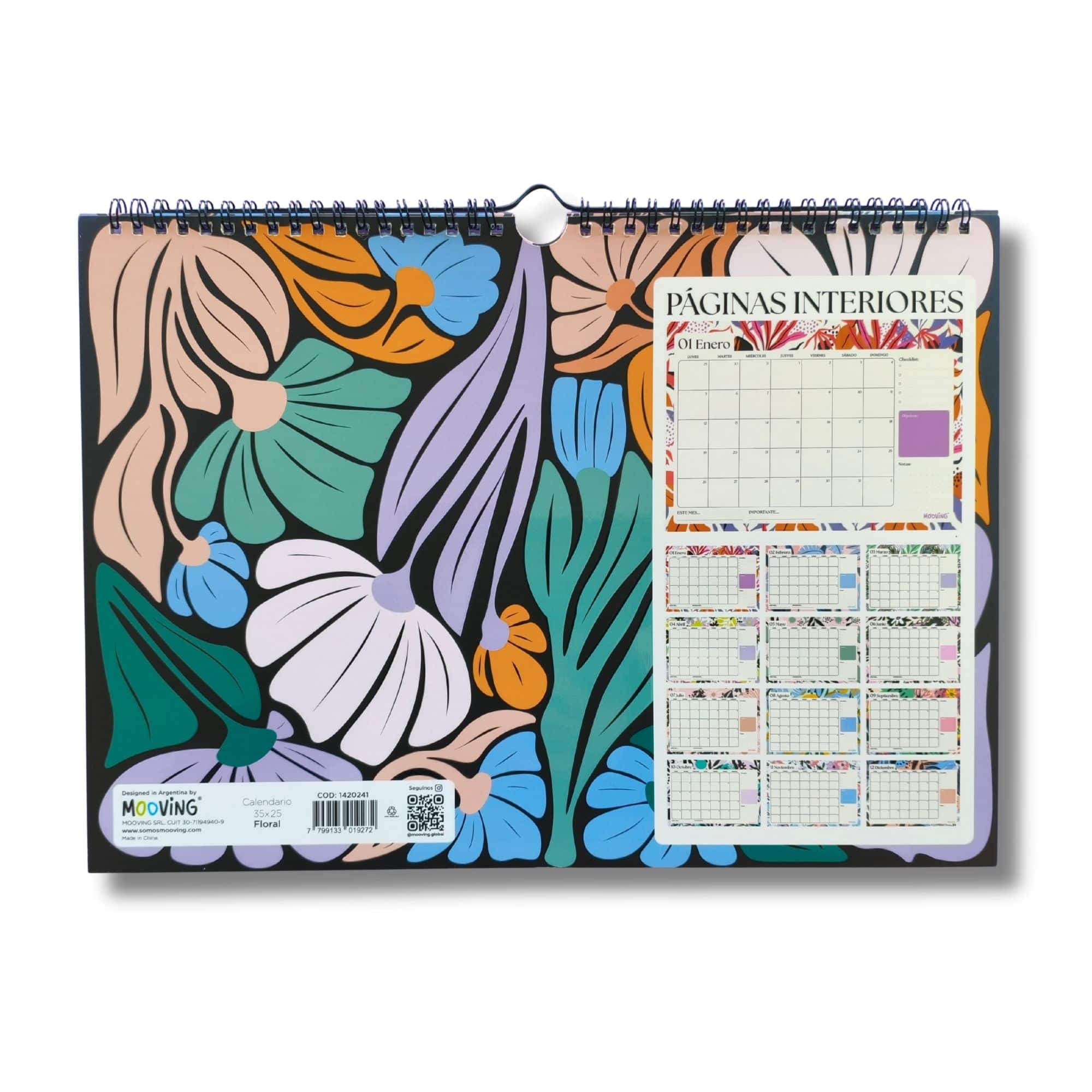 Mooving - Calendario 2026 Floral 35 x 25 cm - Image 8