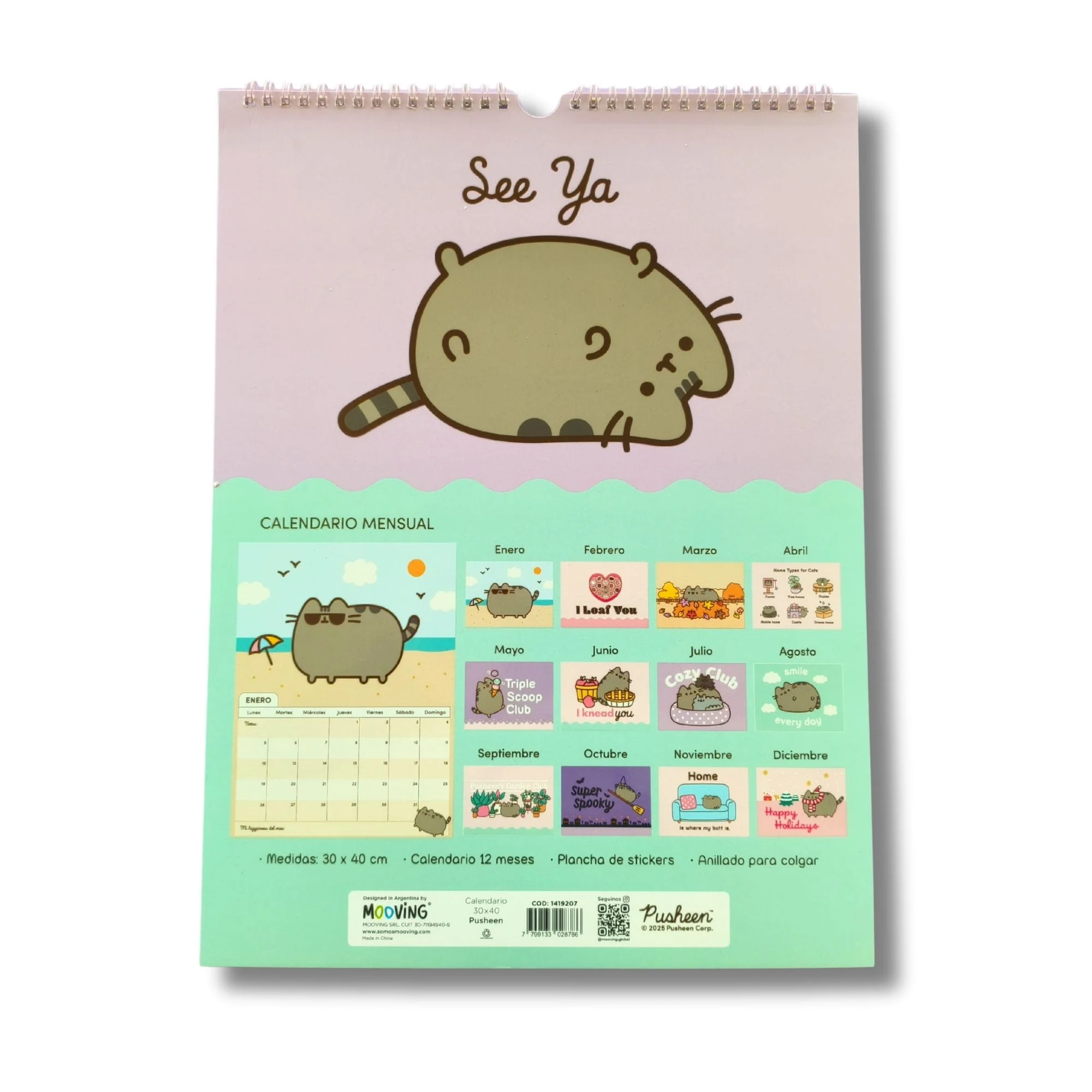 Mooving - Calendario 2026 Pusheen 30 x 40 cm - Image 8