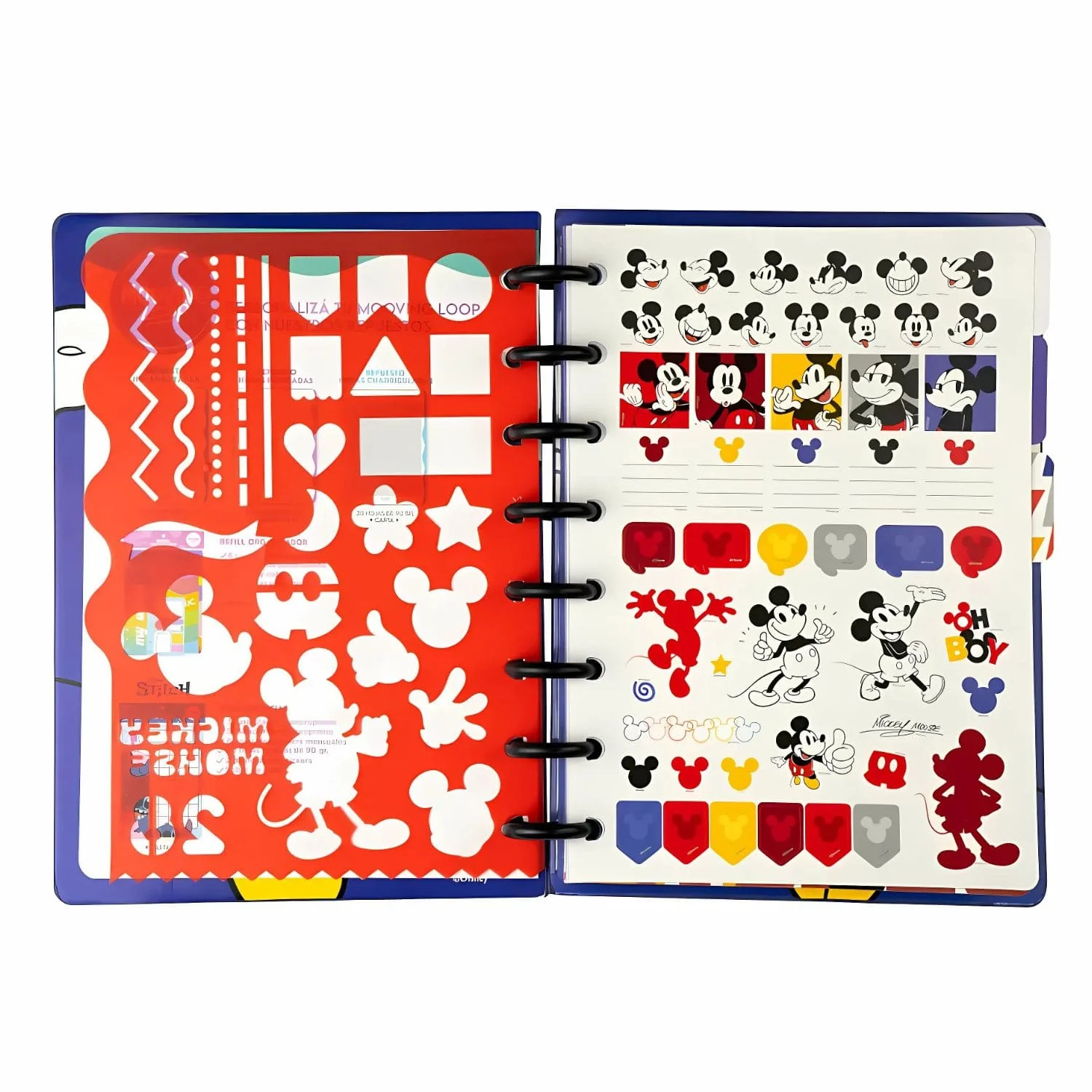 Mooving - Cuaderno de Discos Loop A5 Mickey Mouse - Image 6