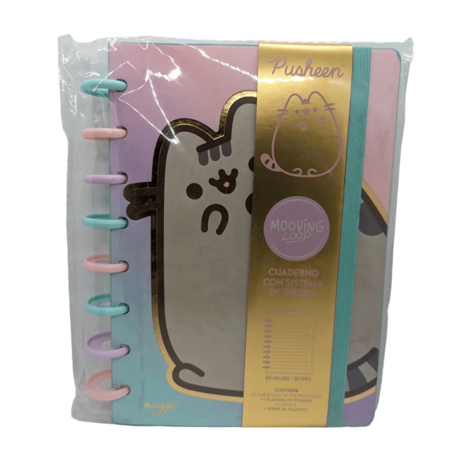 Mooving - Cuaderno de Discos Loop A5 Pusheen - Image 7