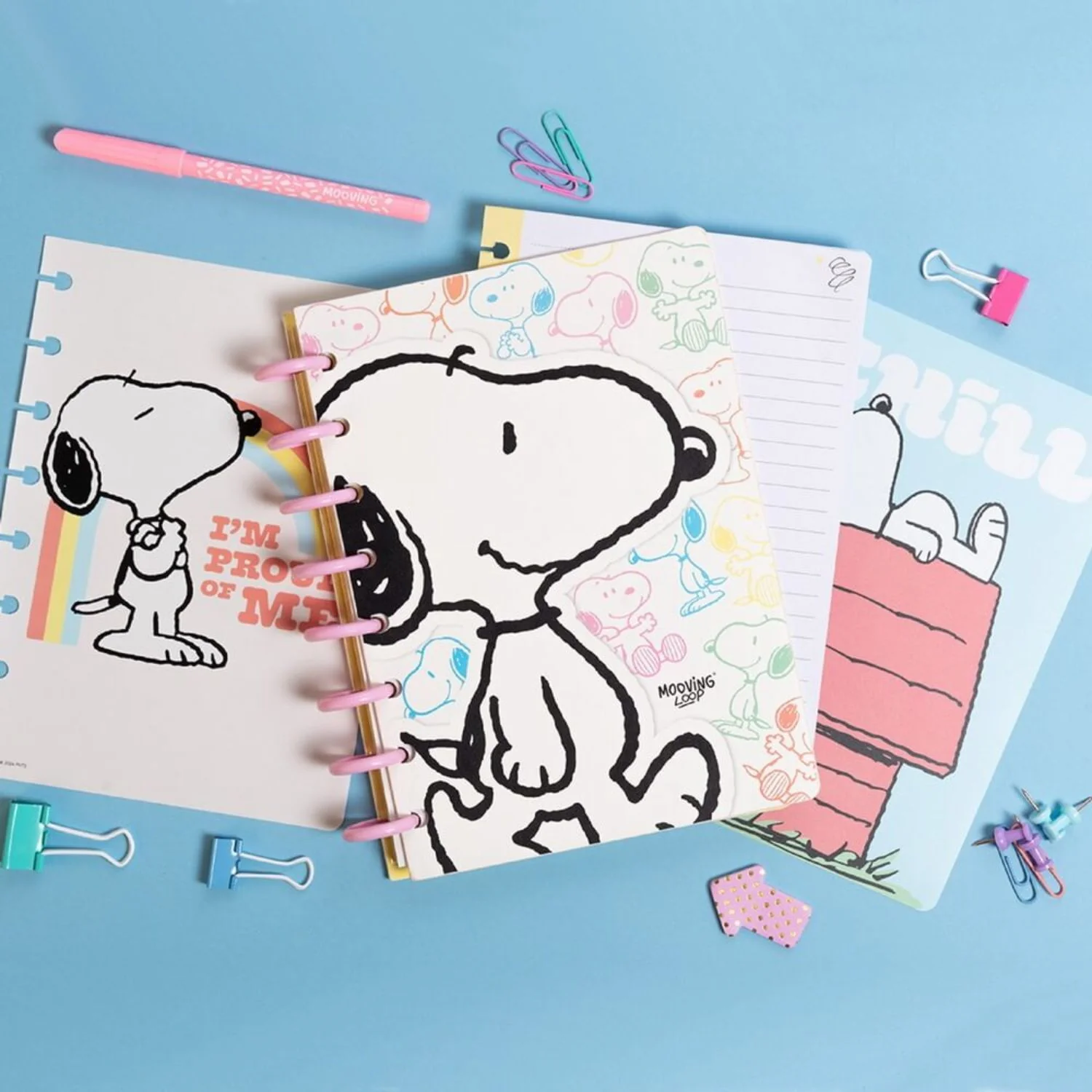 Mooving - Cuaderno de Discos Loop A5 Snoopy - Image 8