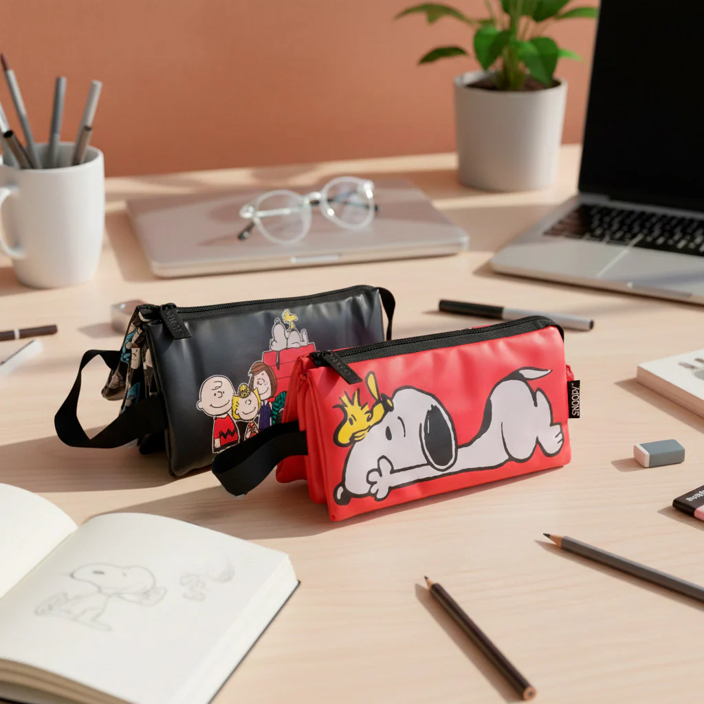 Mooving - Estuche para Lápices Cuádruple Snoopy - Image 2