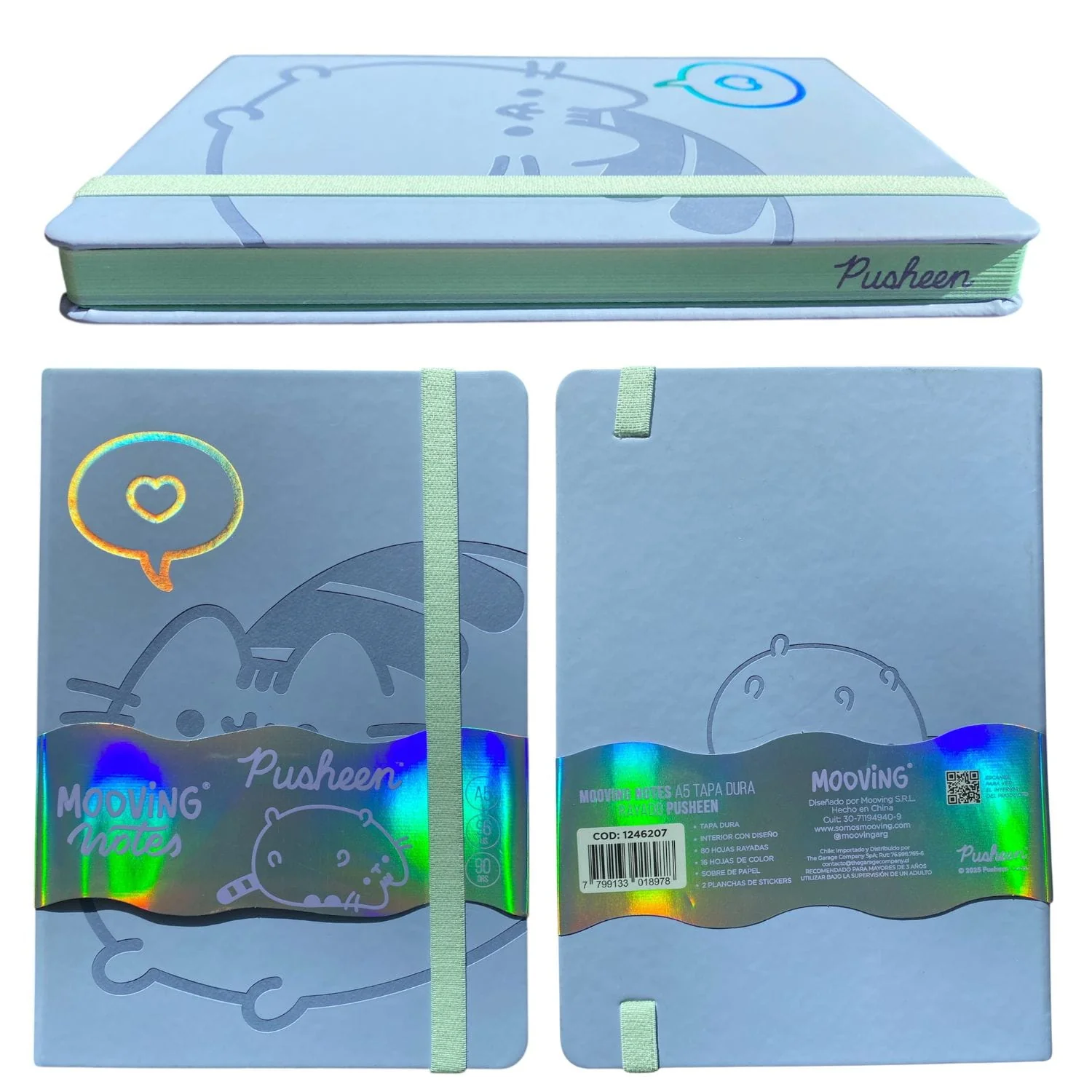 Mooving - Libreta Notes A5 Líneas Pusheen - Image 8