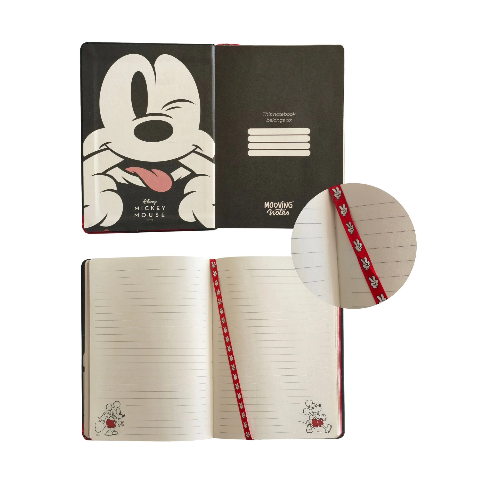 Mooving - Libreta Notes A5 Líneas Tapa Dura Mickey Mouse - Image 9