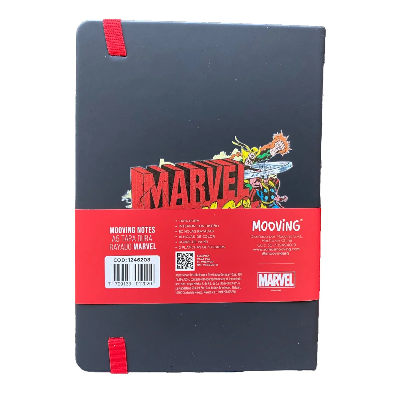 Mooving Notes - Libreta A5 Líneas Marvel - Image 7