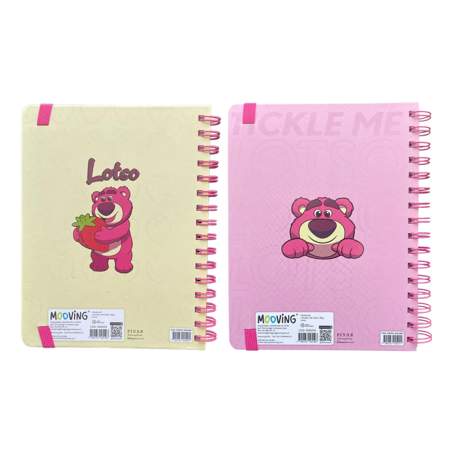 Mooving Notes - Libreta Espiral A5 Líneas Lotso - Image 5