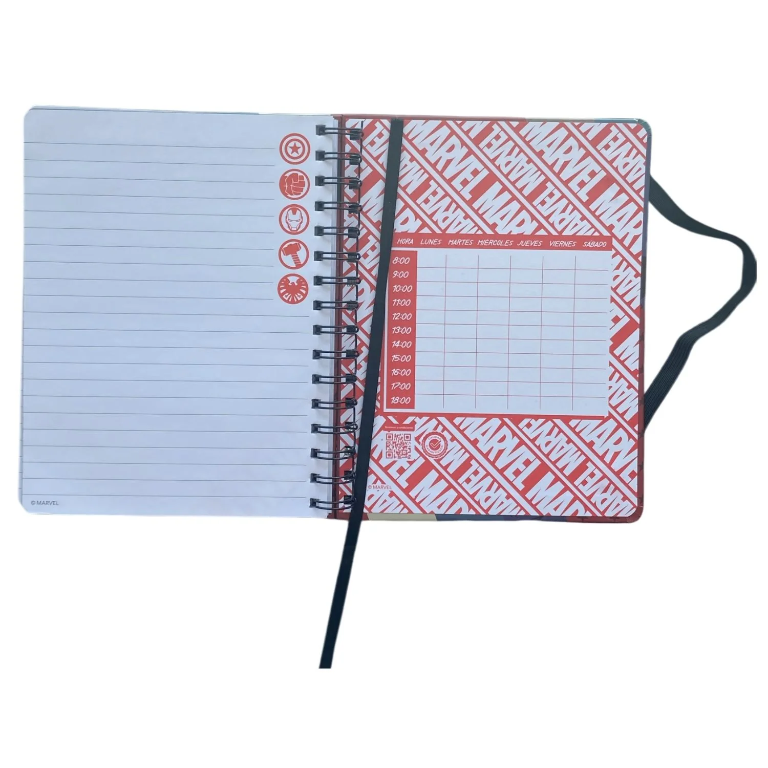 Mooving Notes - Libreta Espiral A5 Líneas Marvel - Image 4