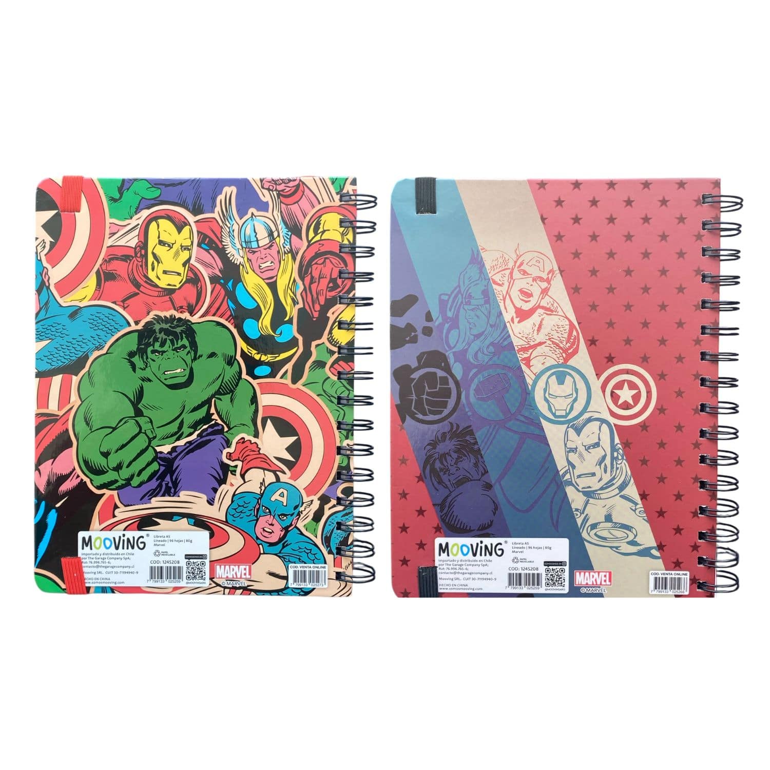 Mooving Notes - Libreta Espiral A5 Líneas Marvel - Image 6