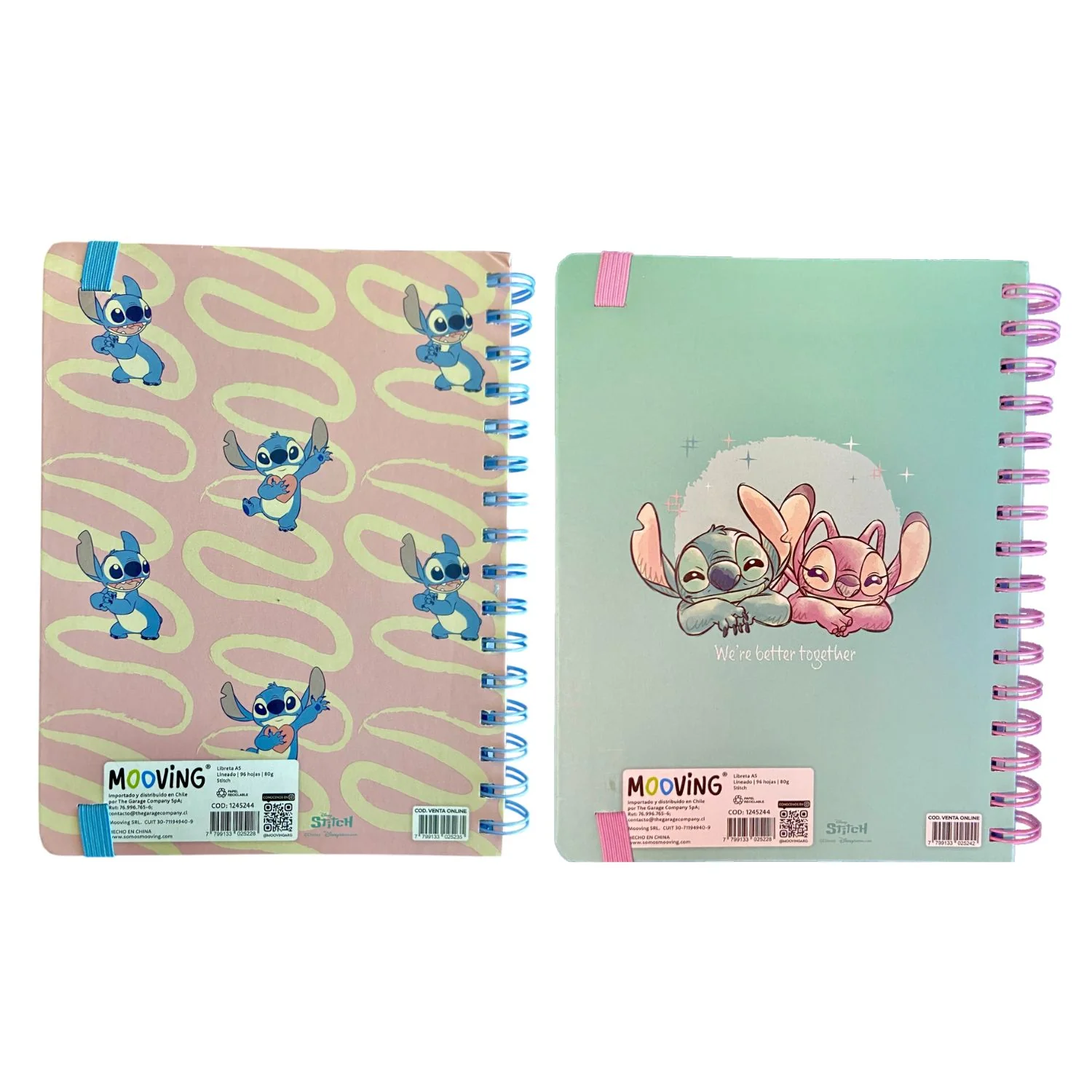 Mooving Notes - Libreta Espiral A5 Líneas Stitch - Image 5