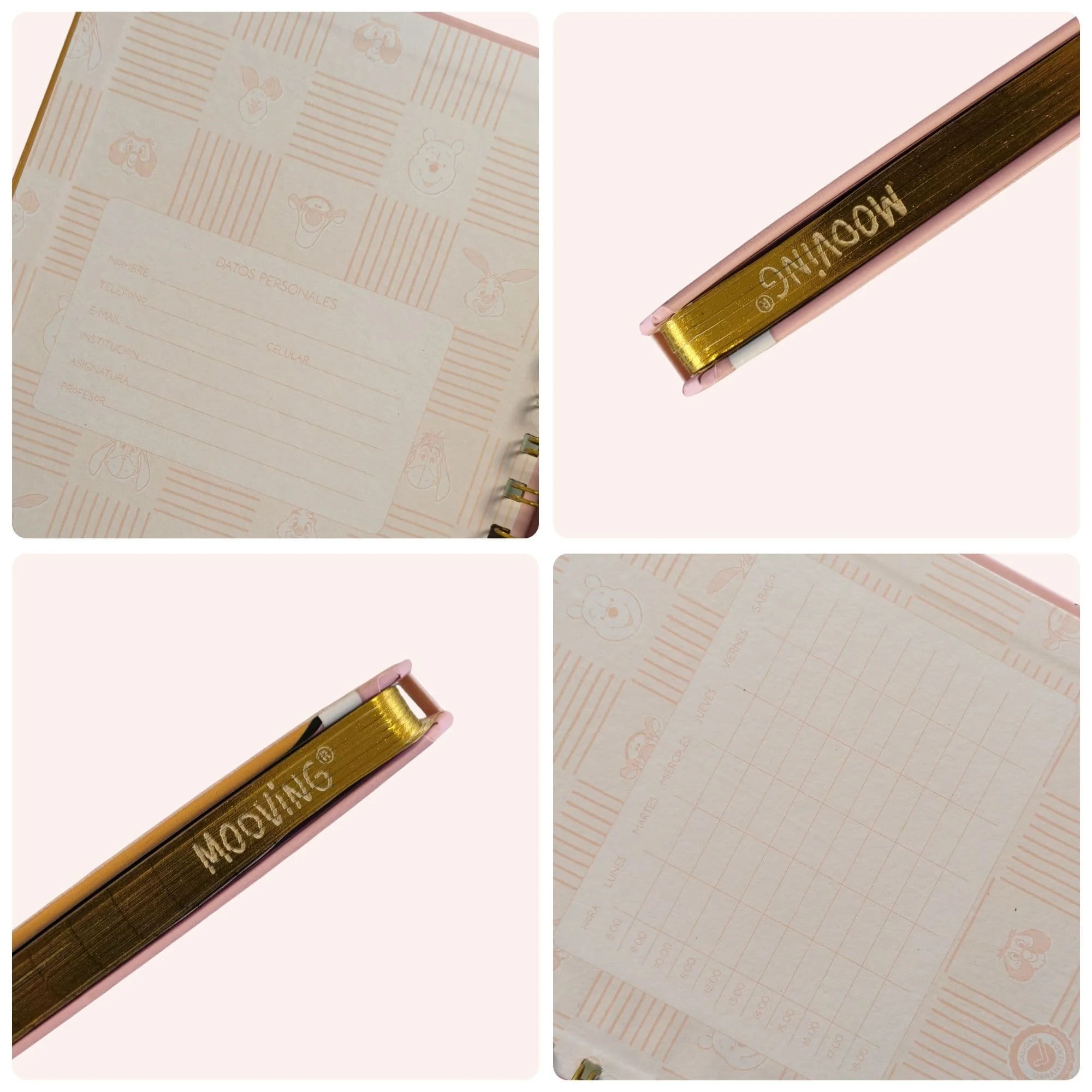 Mooving Notes - Libreta Espiral A5 Líneas Winnie The Pooh - Image 5