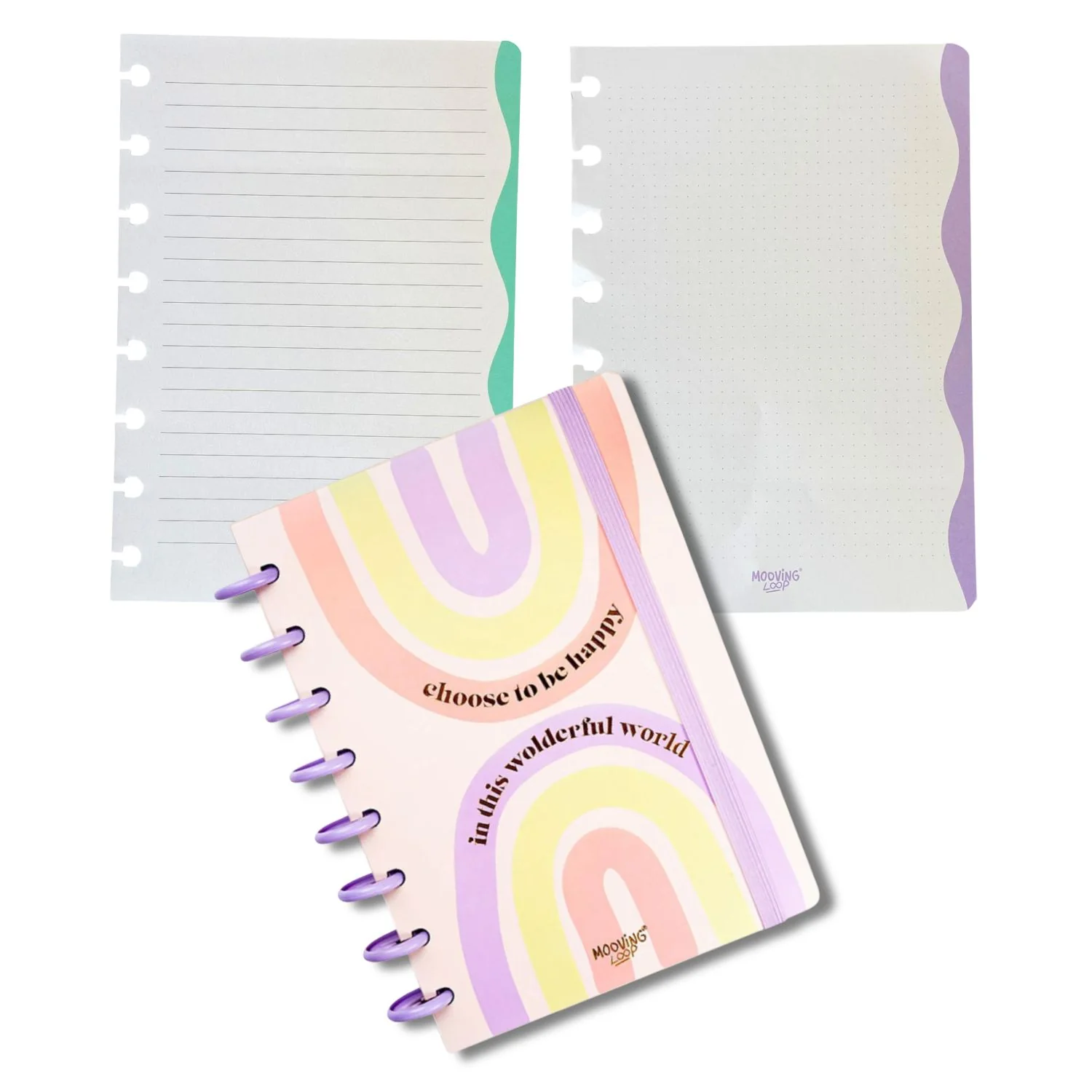 Mooving - Pack 30 Hojas para Cuadernos Loop A5 - Image 2