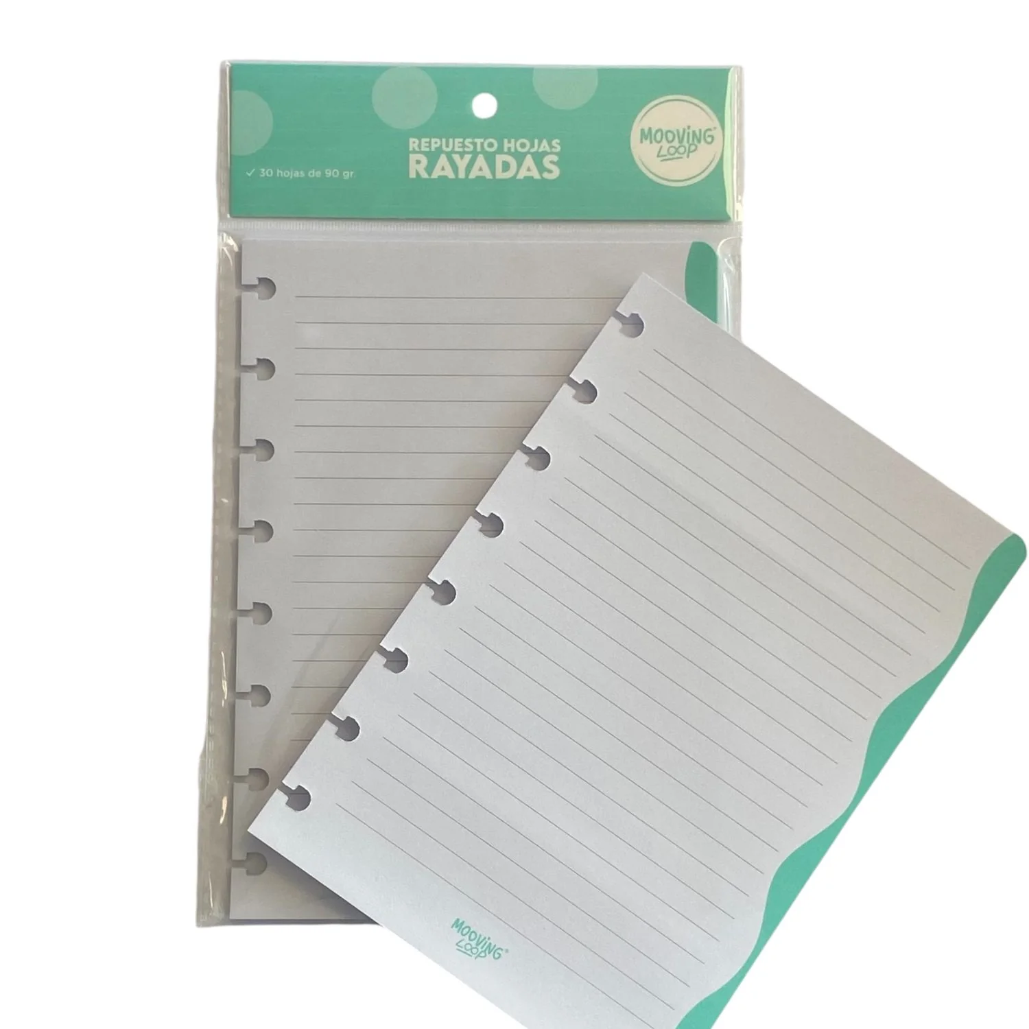 Mooving - Pack 30 Hojas para Cuadernos Loop A5 - Image 3