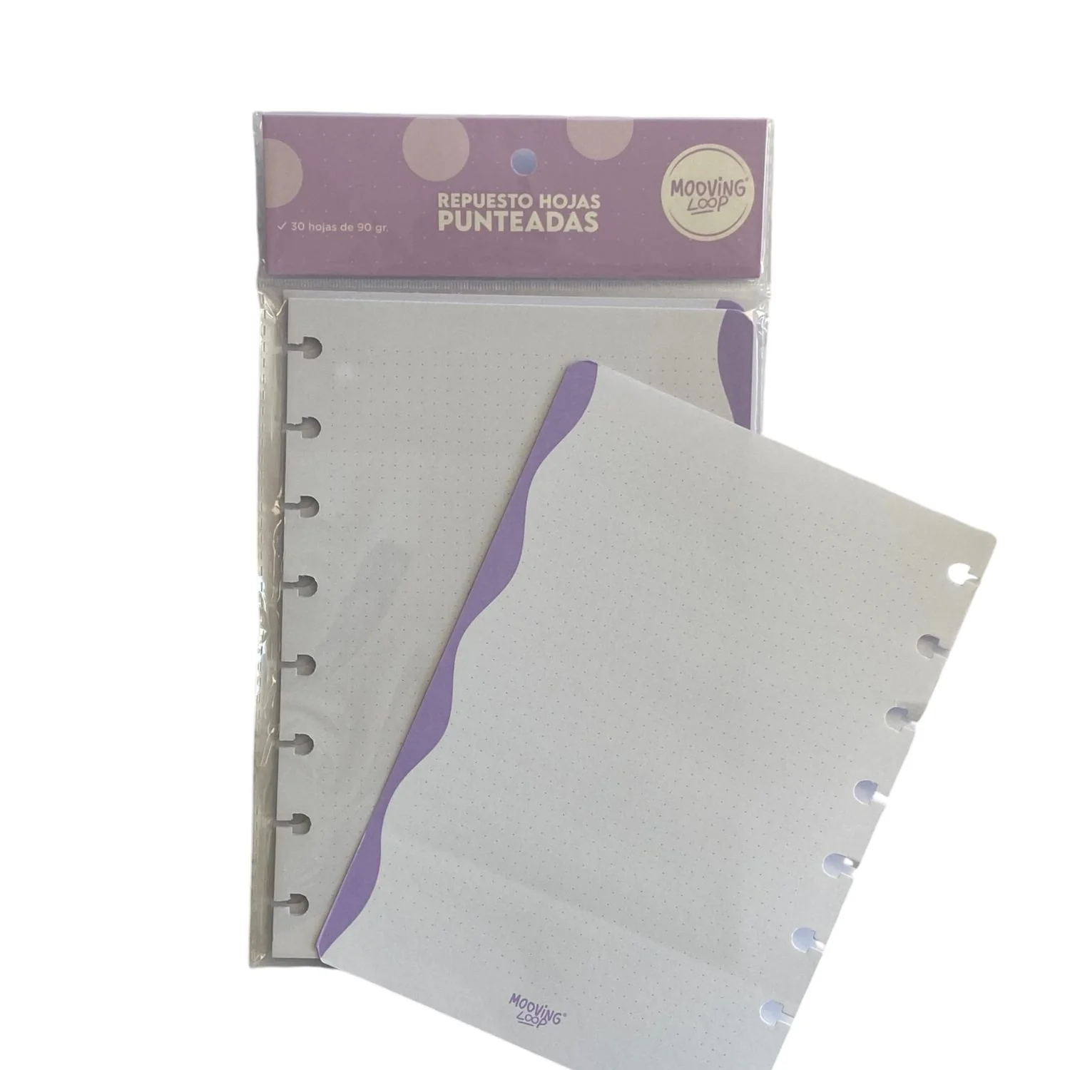 Mooving - Pack 30 Hojas para Cuadernos Loop A5 - Image 4