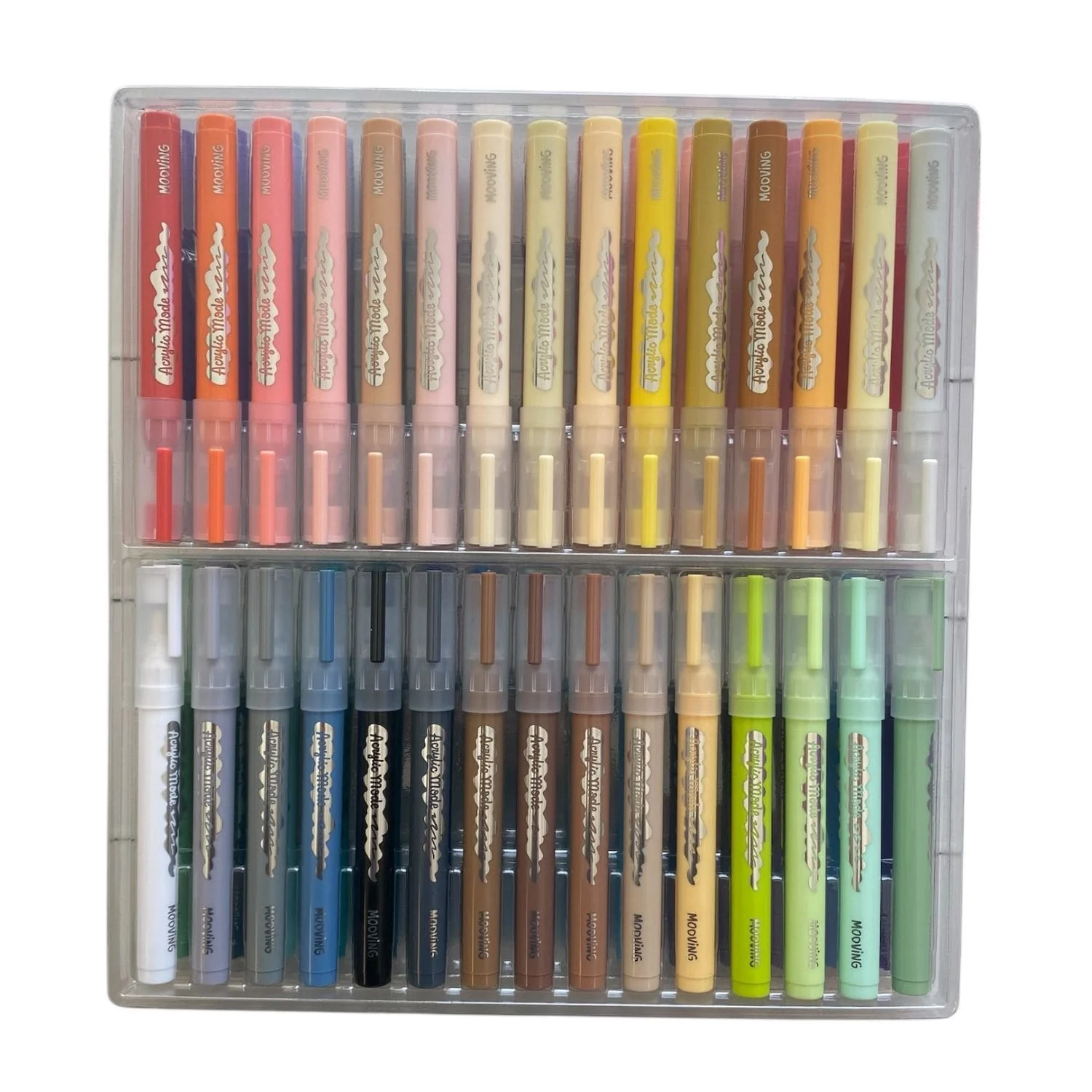 Mooving - Set 60 Marcadores Acrílicos Punta Redonda - Image 4