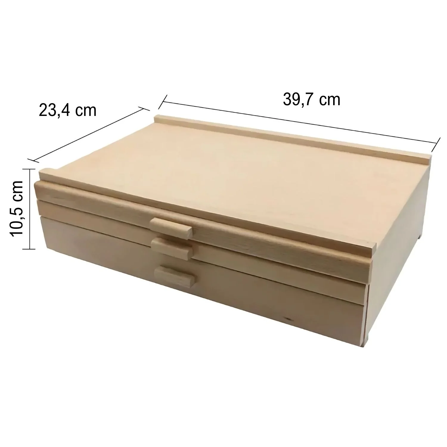 Organizador de Madera para Escritorio con 3 Cajones - Image 3