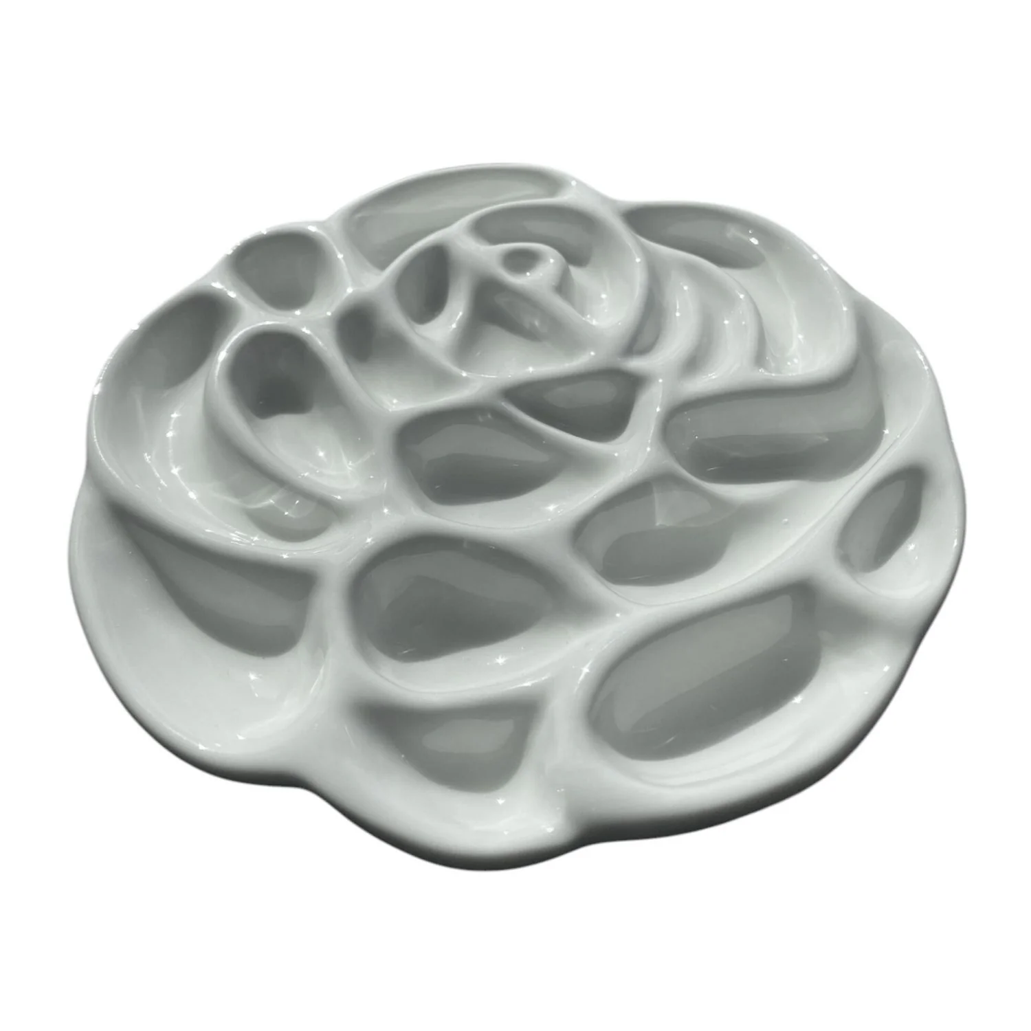 Paleta Mezcladora Porcelana Flor de Rosa - Image 3