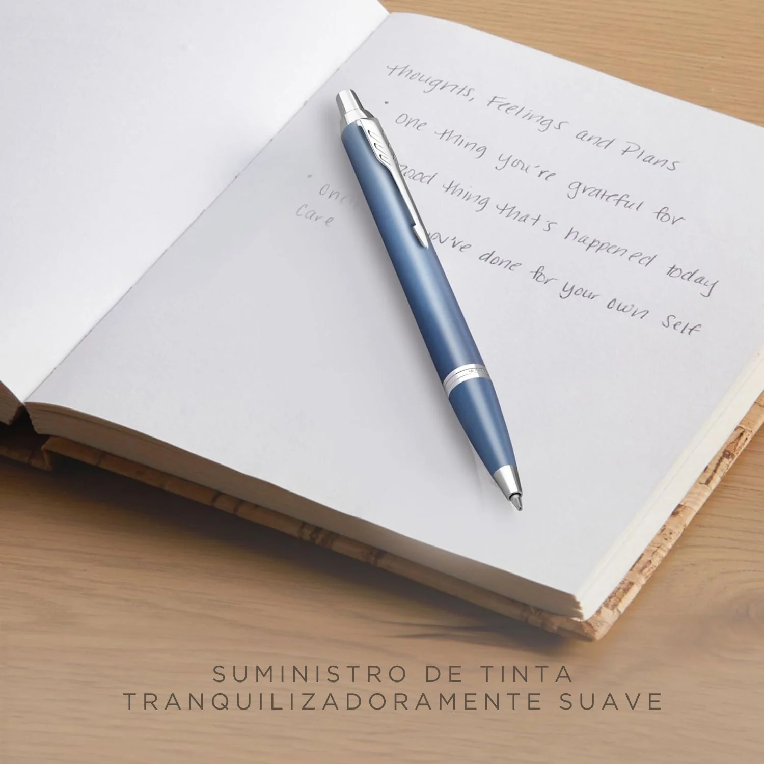 Parker - Bolígrafo IM Writing Rituals Tinta Azul, Punta M, Peaceful Blue - Image 6