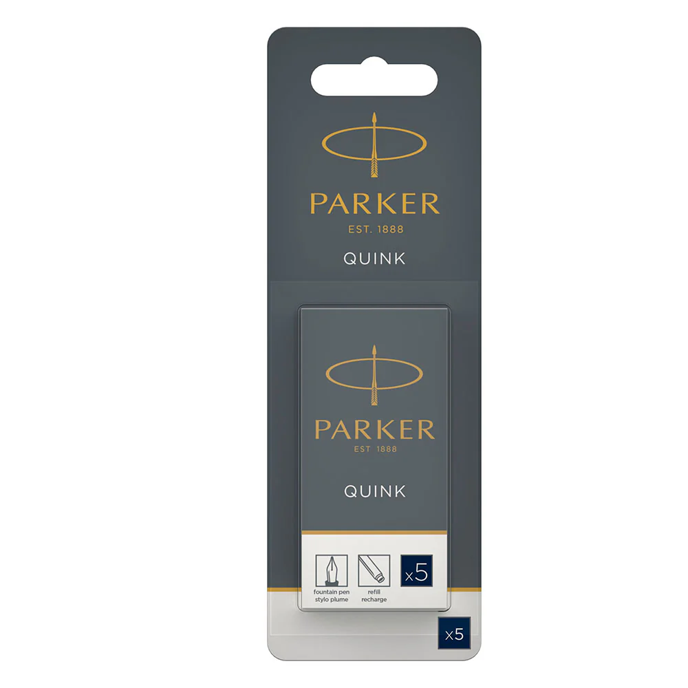 Parker - Pack 5 Cartuchos de Tinta para Pluma Quink - Image 3