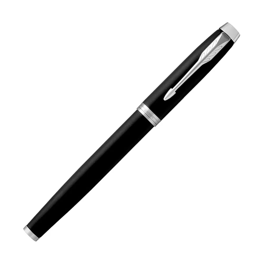 Parker - Pluma IM Matte Black Tinta Azul, Punta Fina - Image 3