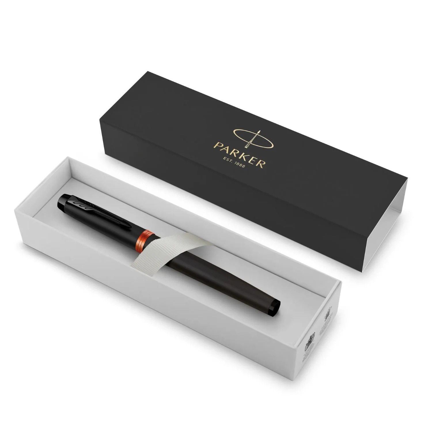 Parker - Pluma IM Vibrant Rings Punta Media Flame Orange - Image 7