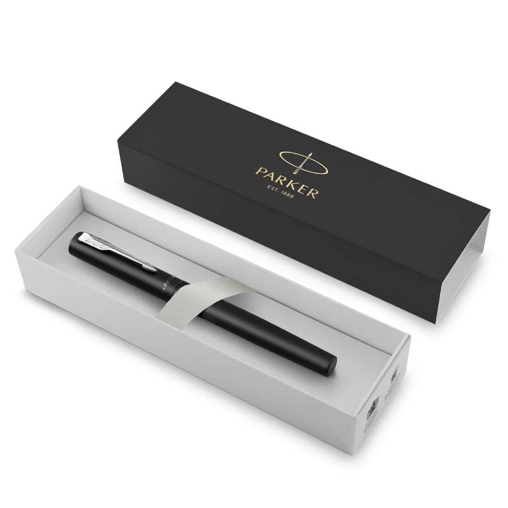 Parker - Roller Vector XL Punta Fina, Tinta Negra - Image 4