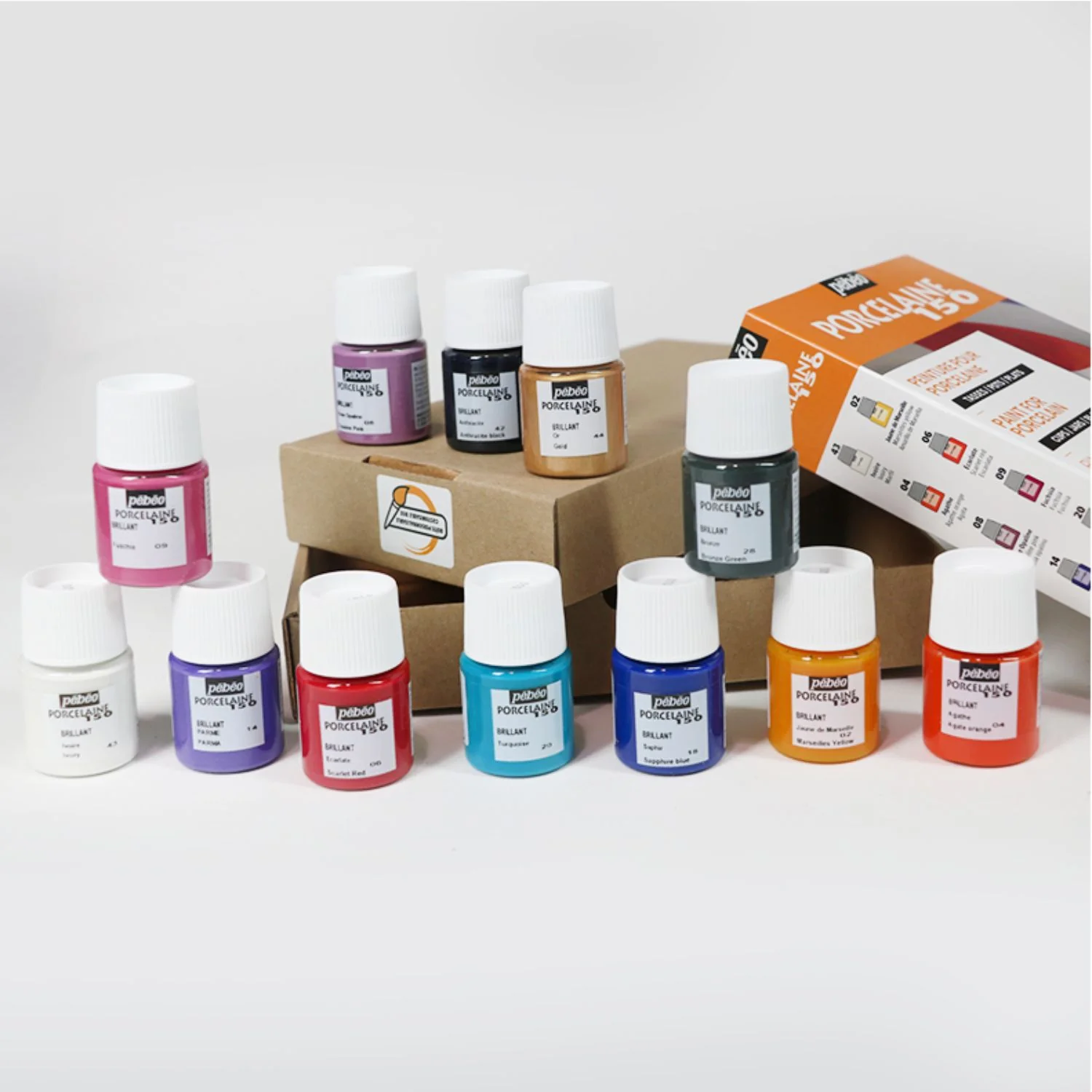 Pebeo 150 - Set 12 Pintura para Porcelana 20 ml - Image 4