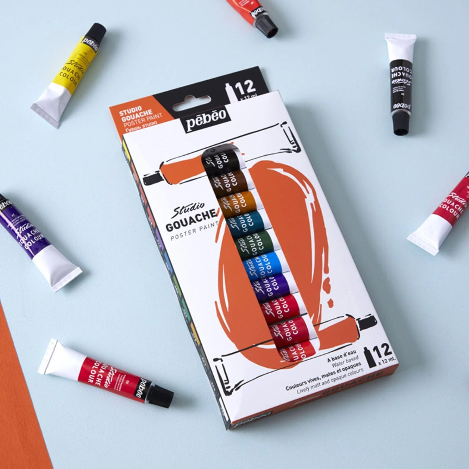 Pebeo - Set 12 Pinturas Gouache 12 ml - Image 2