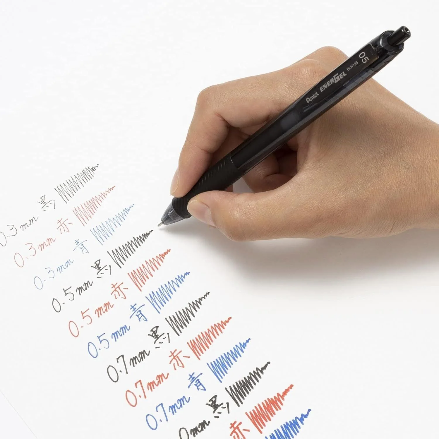 Pentel - Lápiz Gel Energel S Needle Tip 0,5 mm - Image 4