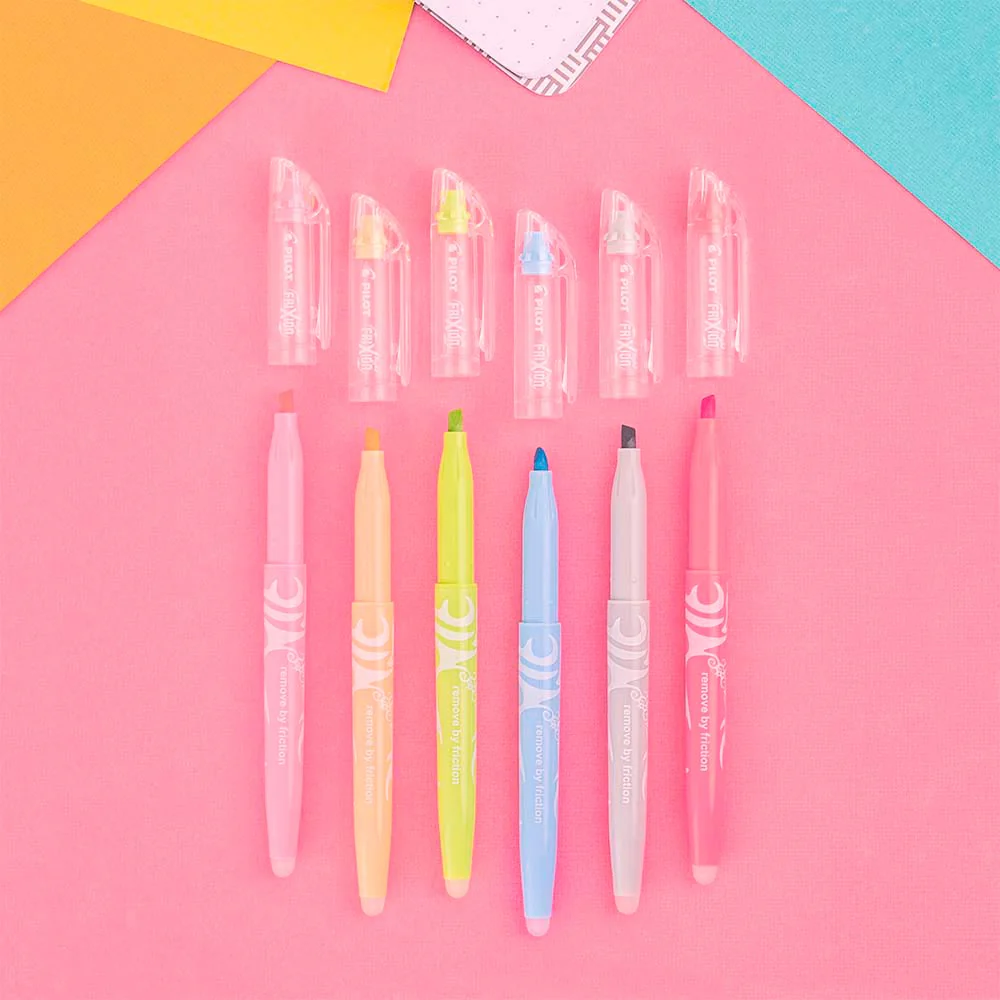 Pilot Frixion Light - Set 6 Destacadores Borrables Natural Colors - Image 4