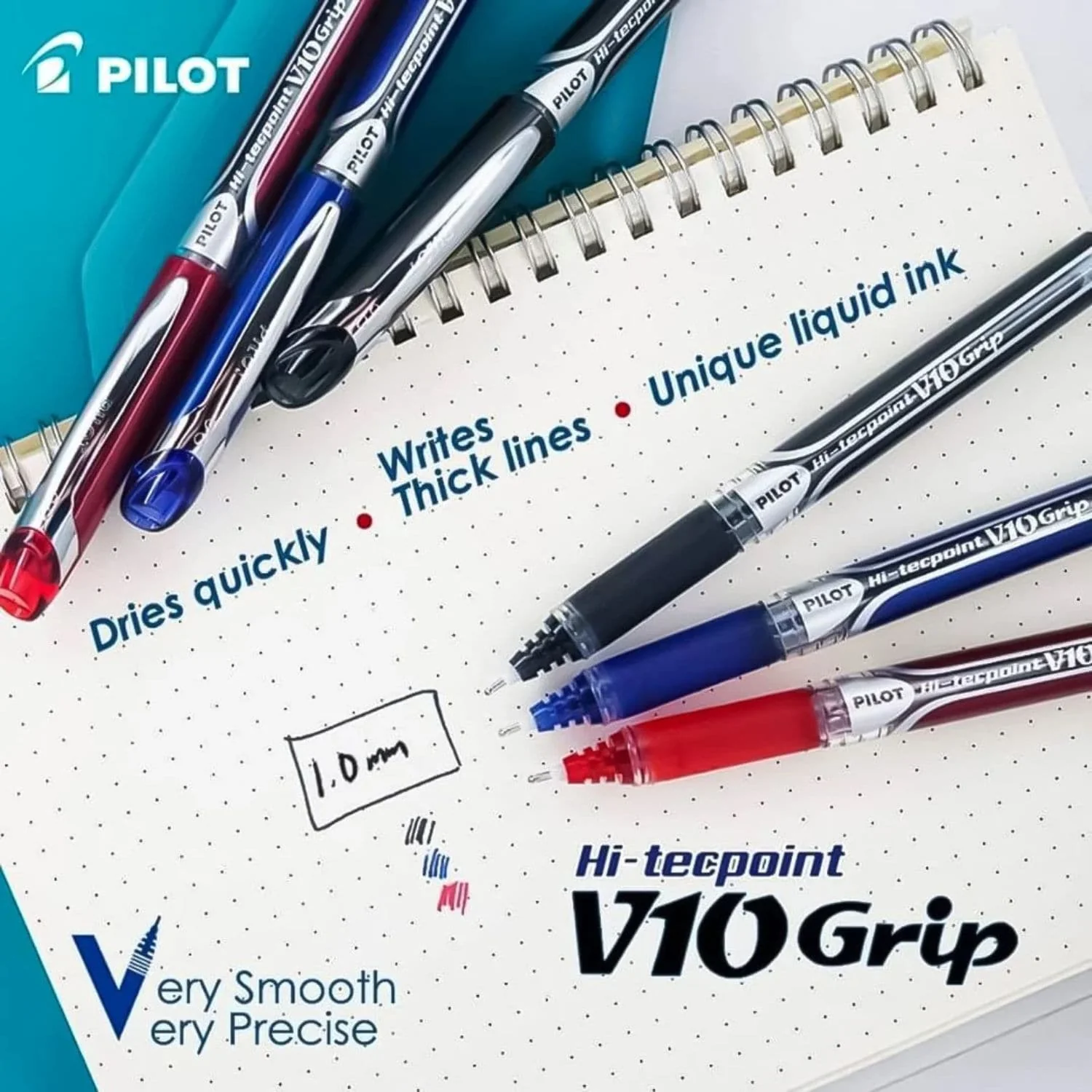 Pilot Hi-Tecpoint - Roller V10 1,0 mm - Image 2