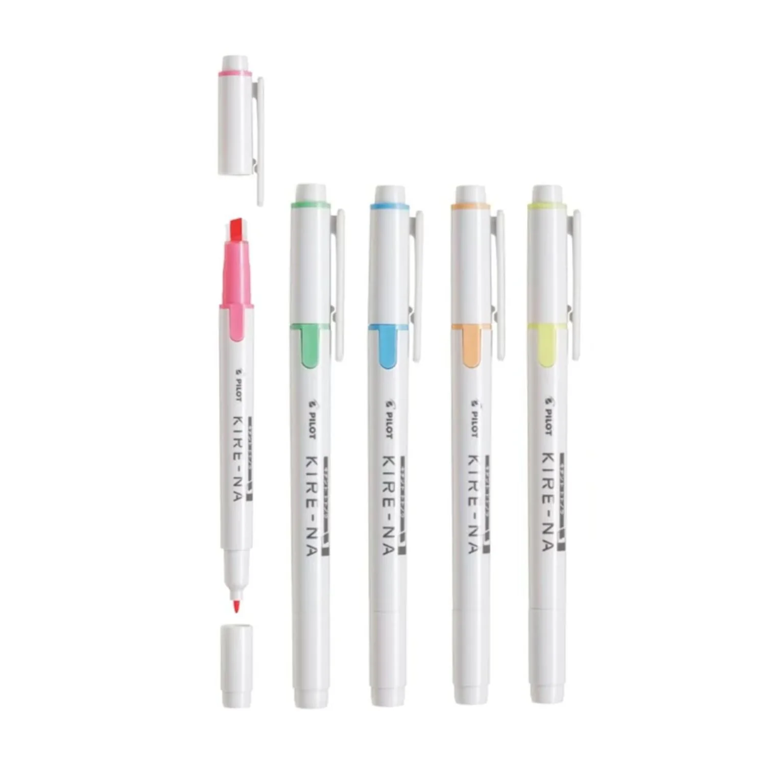 Pilot Kire-Na - Set 5 Destacadores Doble Punta Basic - Image 4