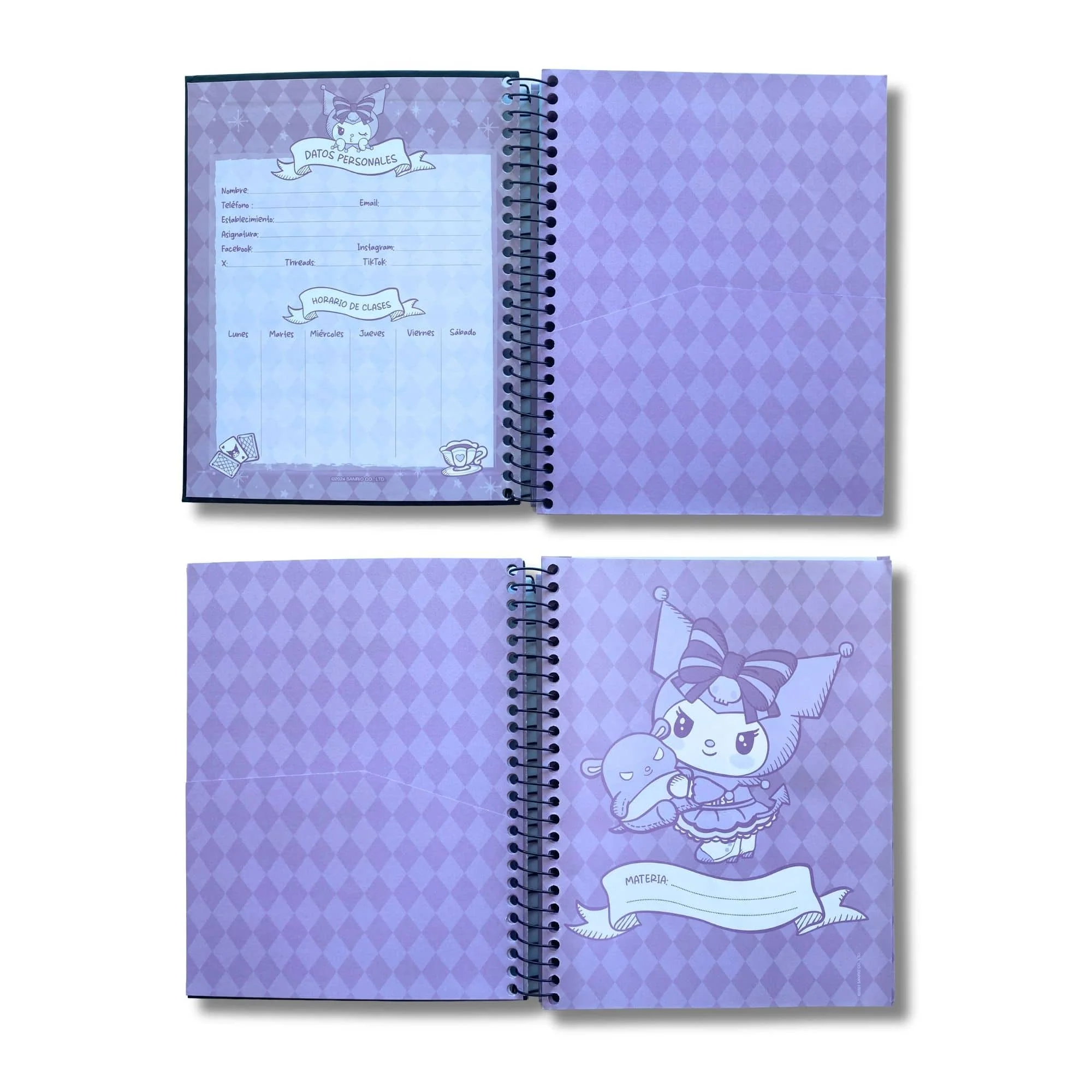 Proarte - Cuaderno Kuromi 16,2 x 21,5 cm 150 h 7 mm - Image 4