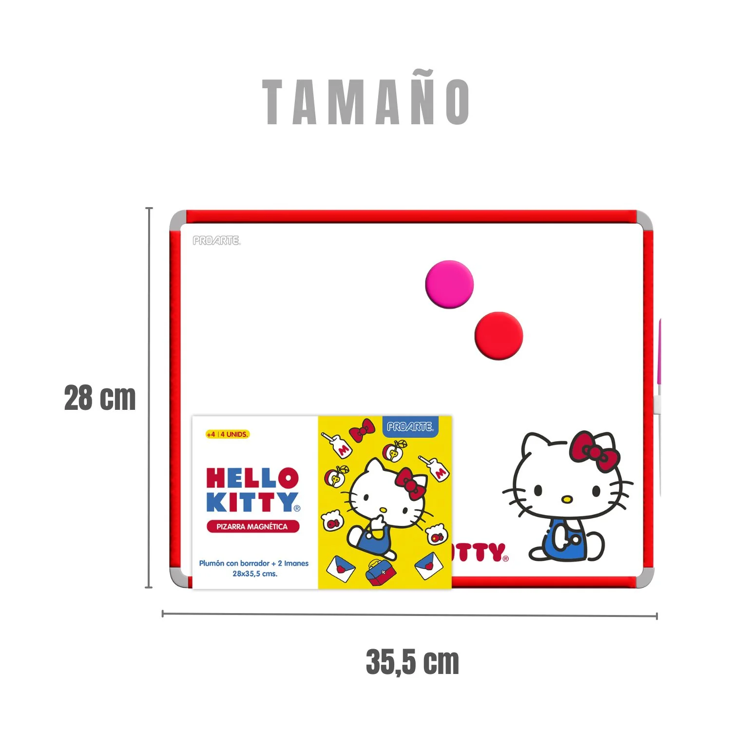 Proarte - Pizarra Magnética Hello Kitty 28 x 35,5 cm - Image 3