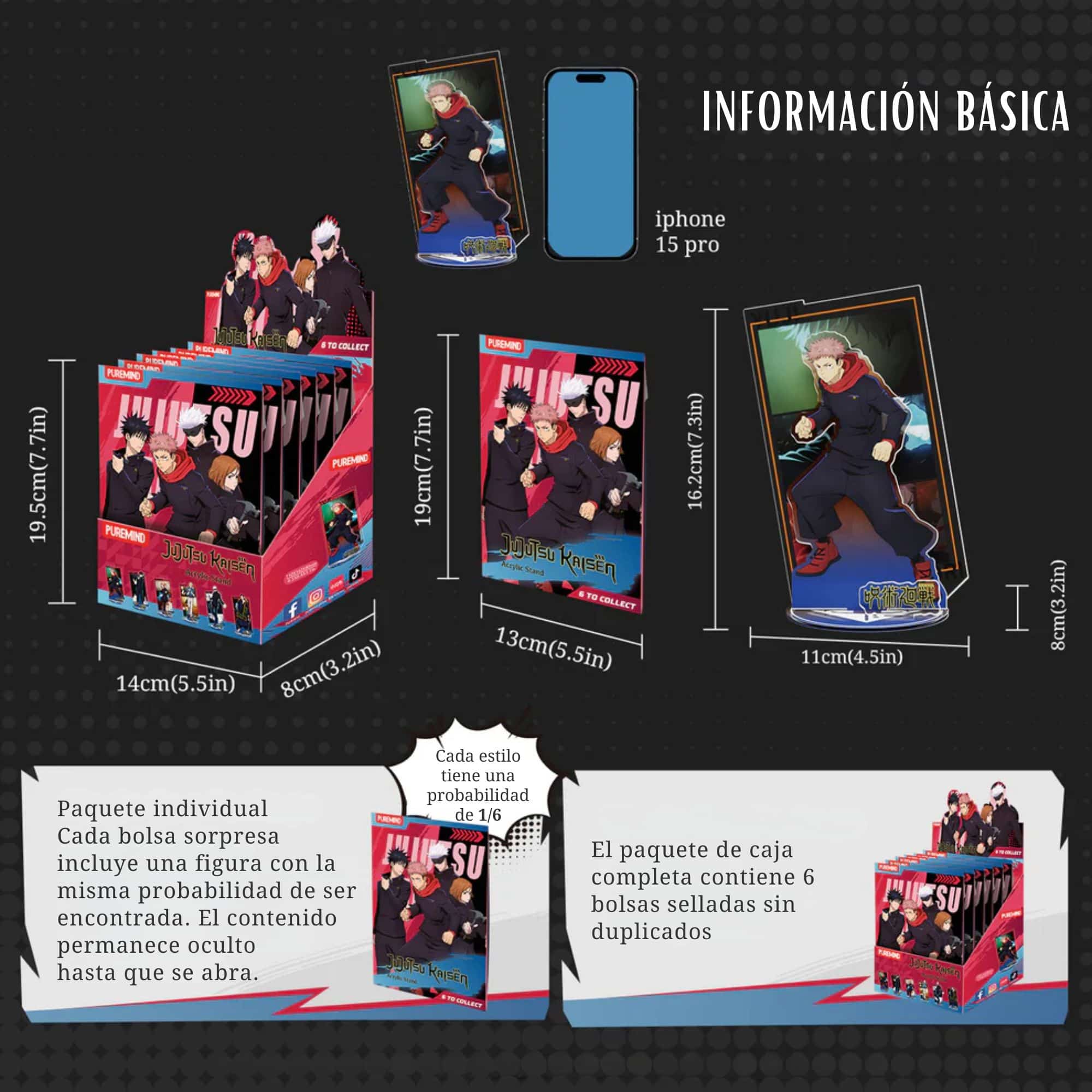 Puremind - Blind Box Jujutsu Kaisen Acrylic Stand Blind Bag - Image 9