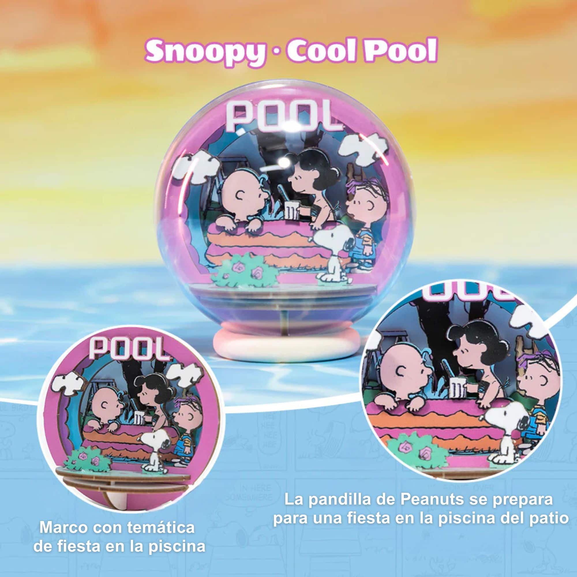 Puremind - Puzzle 3D Snoopy Cool Pool Crystal Ball - Image 5